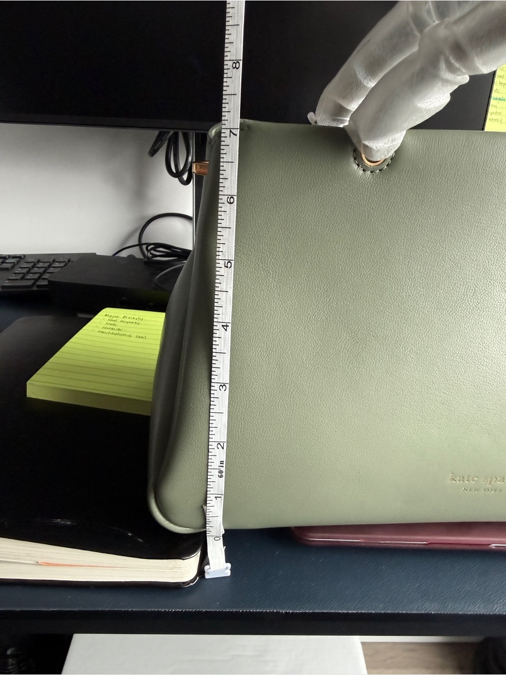 Kate Spade NY Grace Olive Satchel - Picture 9 of 10
